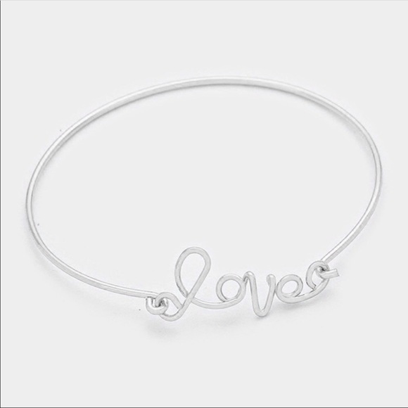 Glitz and Glam Jewelry - 💛Adorable LOVE Bangle💛